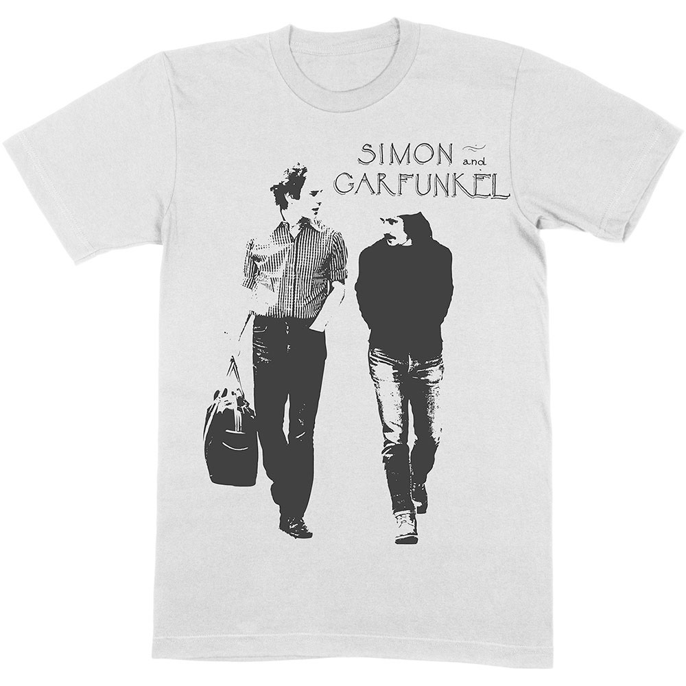 Simon & Garfunkel - Walking Tshirt Homme - Gris